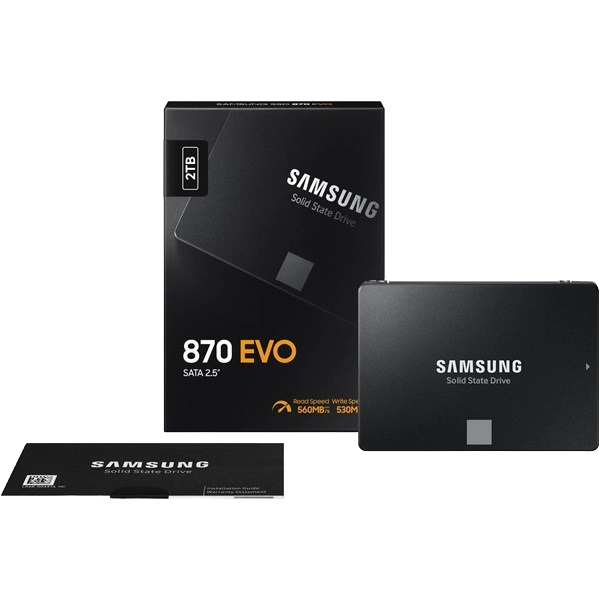 Samsung 2TB 870 EVO Internal SSD, 2.5 inch, SATA III - CCL Computers